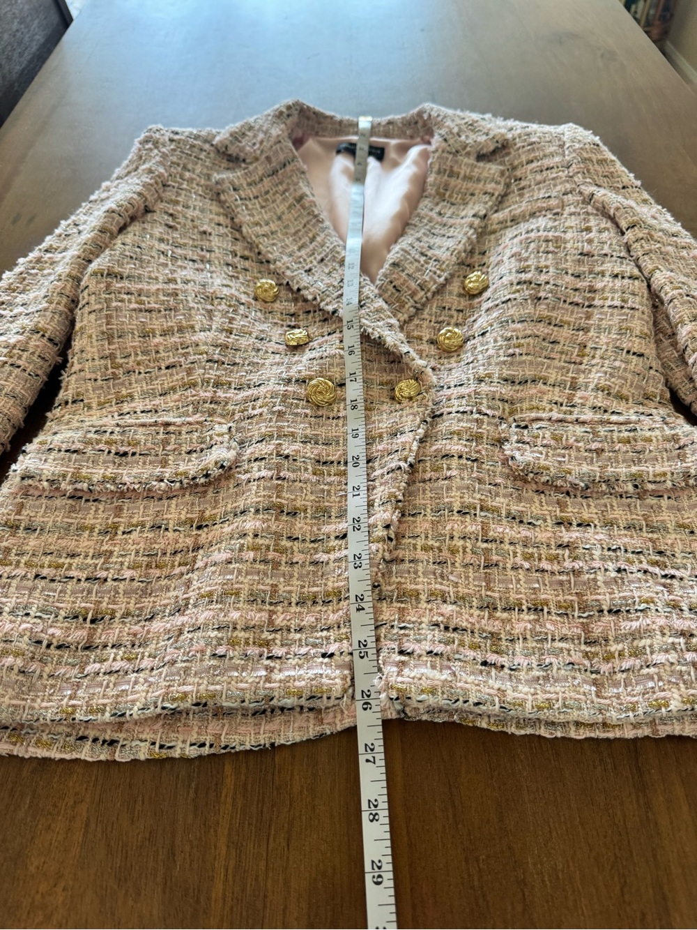 Generation Love Pink Tweed Blazer - Picture 5 of 14